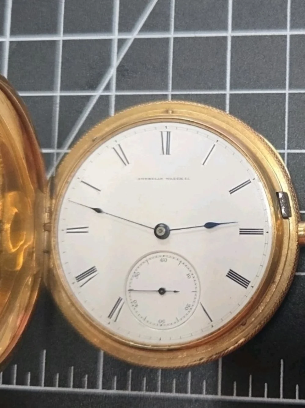 ✨ Antique American Watch Co. Waltham Pocket Watch ⌚ Solid 18K Gold